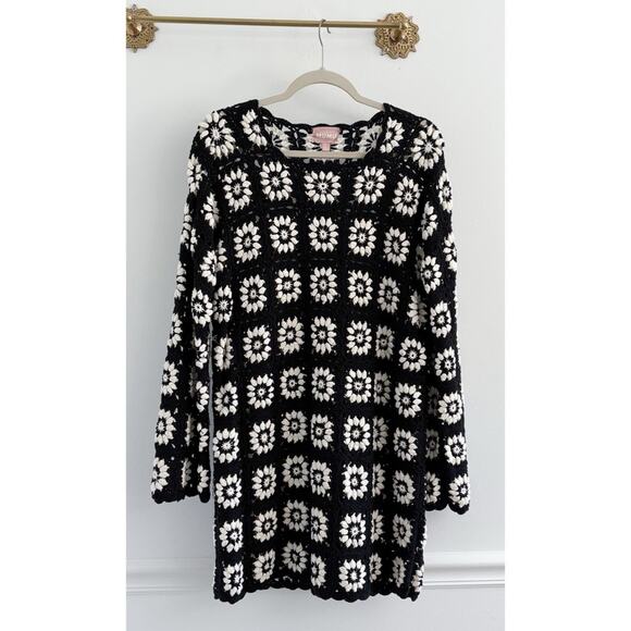 Show Me Your Mumu Mamacita Black Crochet Dress Small - Picture 3 of 8
